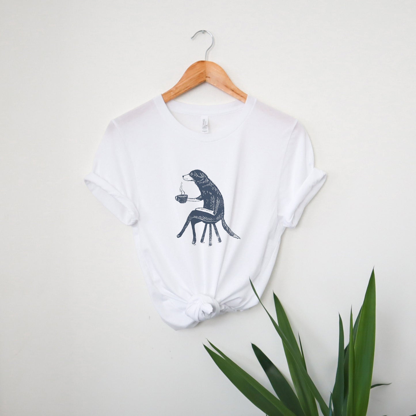 Dog With Coffee Tee