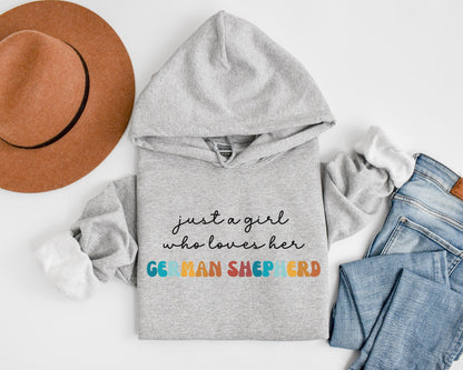 German Shepherd Dog Retro Hoodie