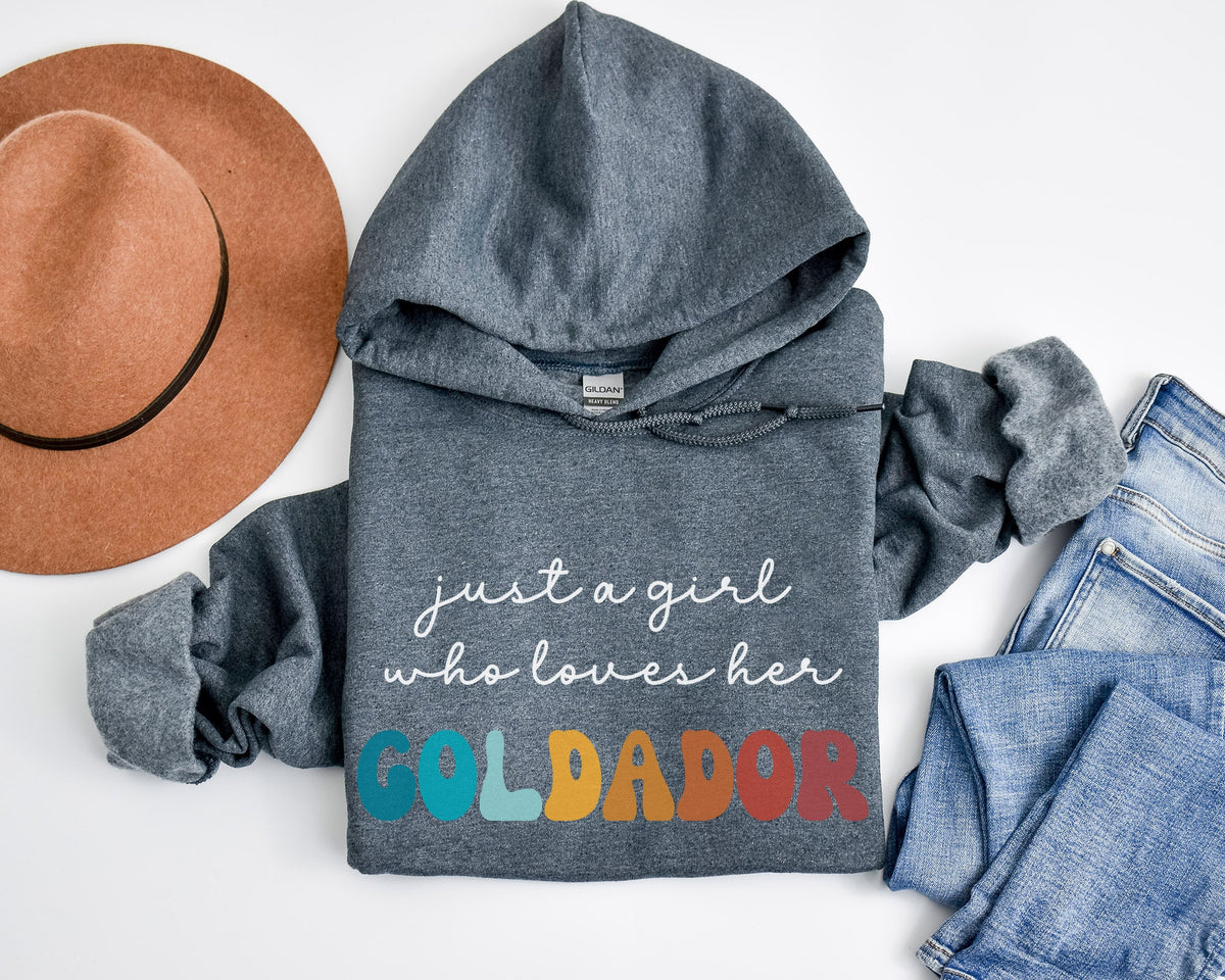 Goldador Dog Retro Hoodie