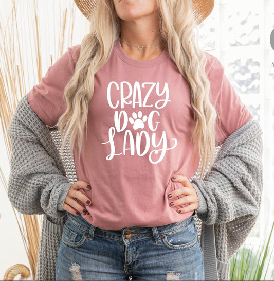 Crazy Dog Lady Tee V