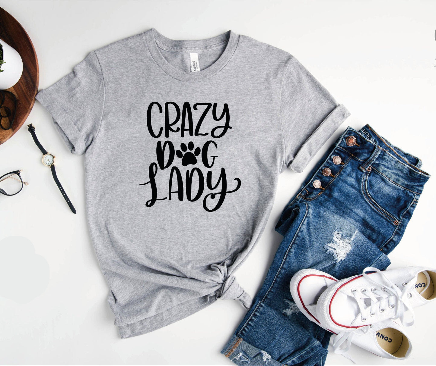 Crazy Dog Lady Tee V