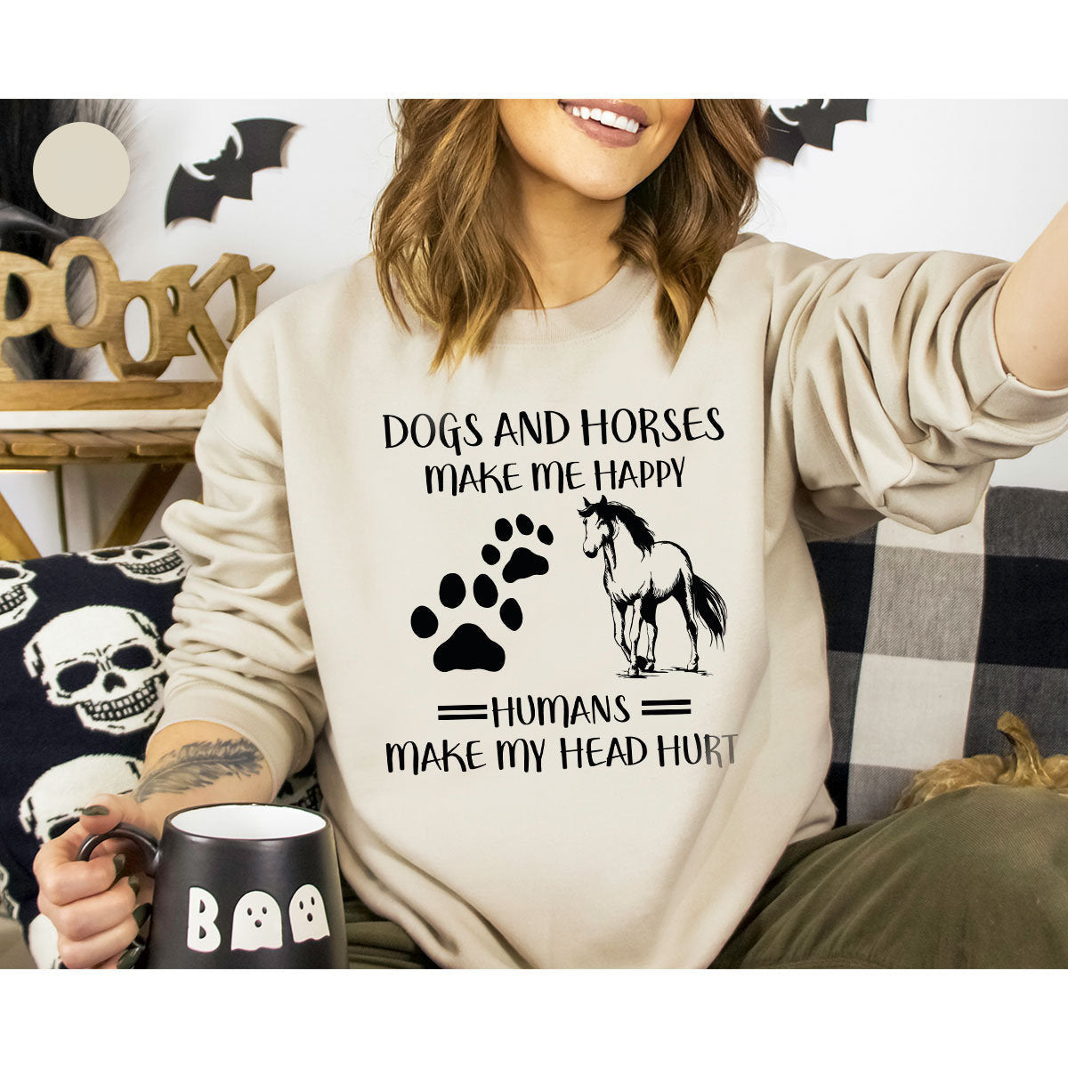 Dog's & Horses Sweater