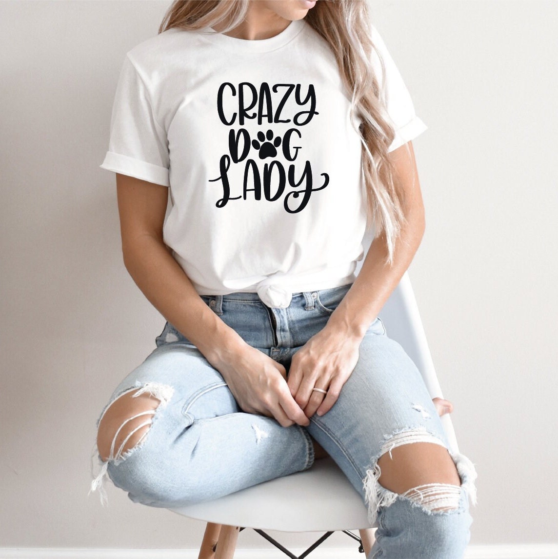 Crazy Dog Lady Tee V