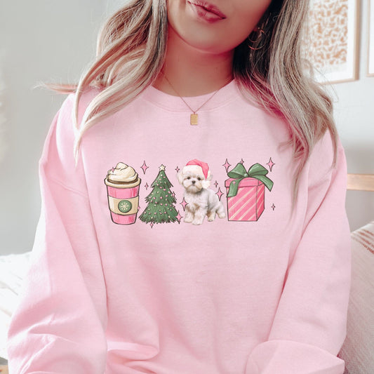 Maltese Dog Lover Sweater