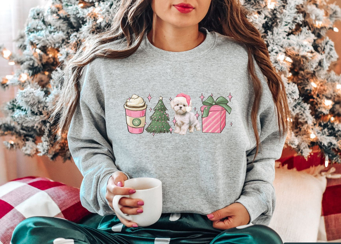 Maltese Dog Lover Sweater