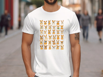 Red Heeler Faces T-Shirt