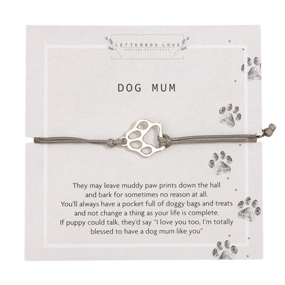 Dog Mum Paw Bracelet