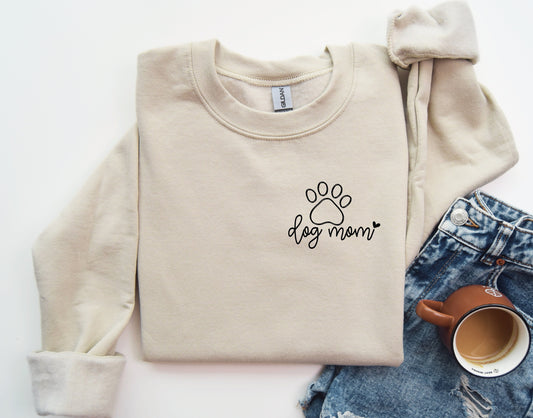 Dog Mom Paw Sweater V2