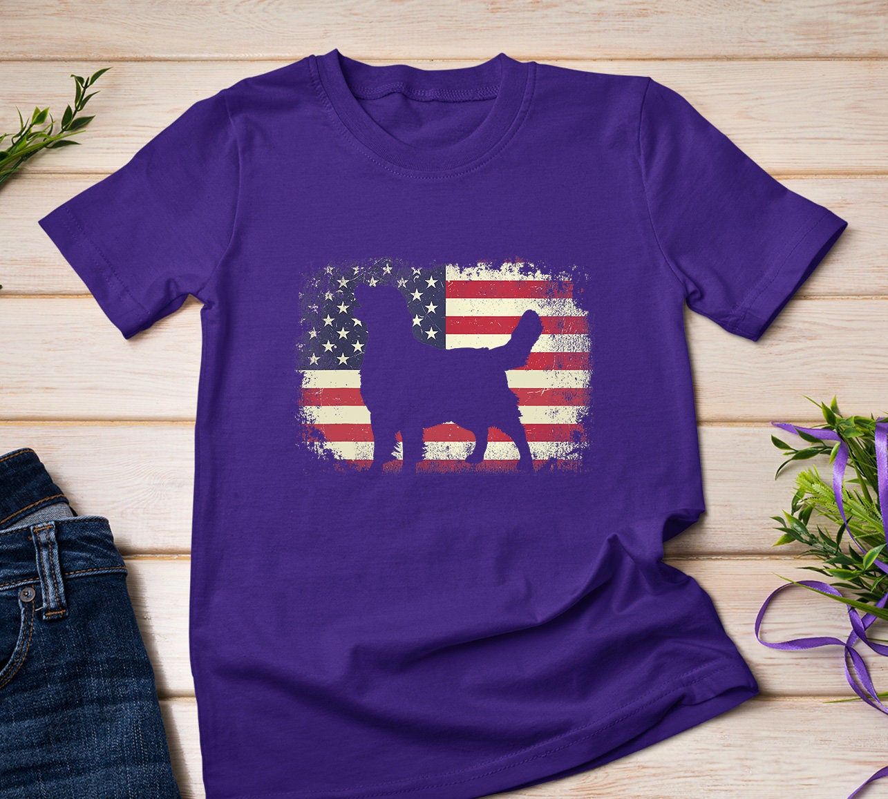 American Flag 4th of July Tee