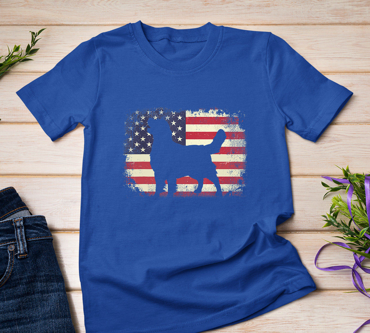 American Flag 4th of July Tee