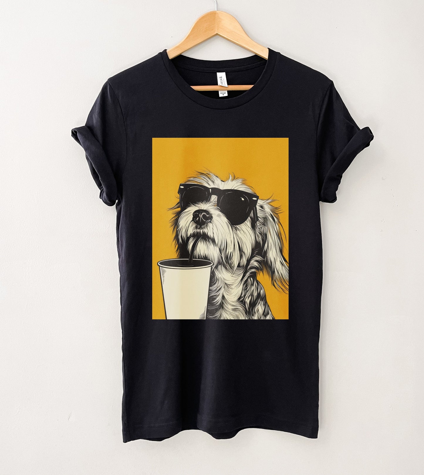 Dog With Sunglasses Graphic Tee