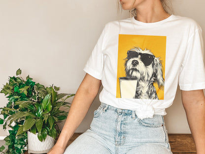 Dog With Sunglasses Graphic Tee