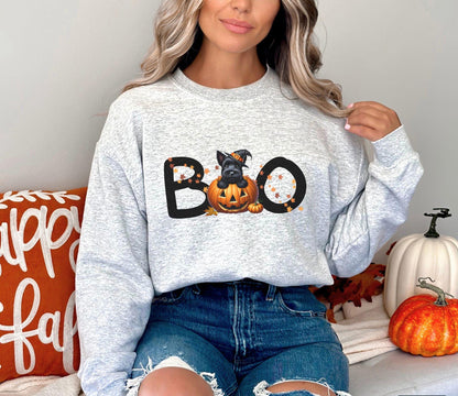 Scottie Dog Halloween Sweater