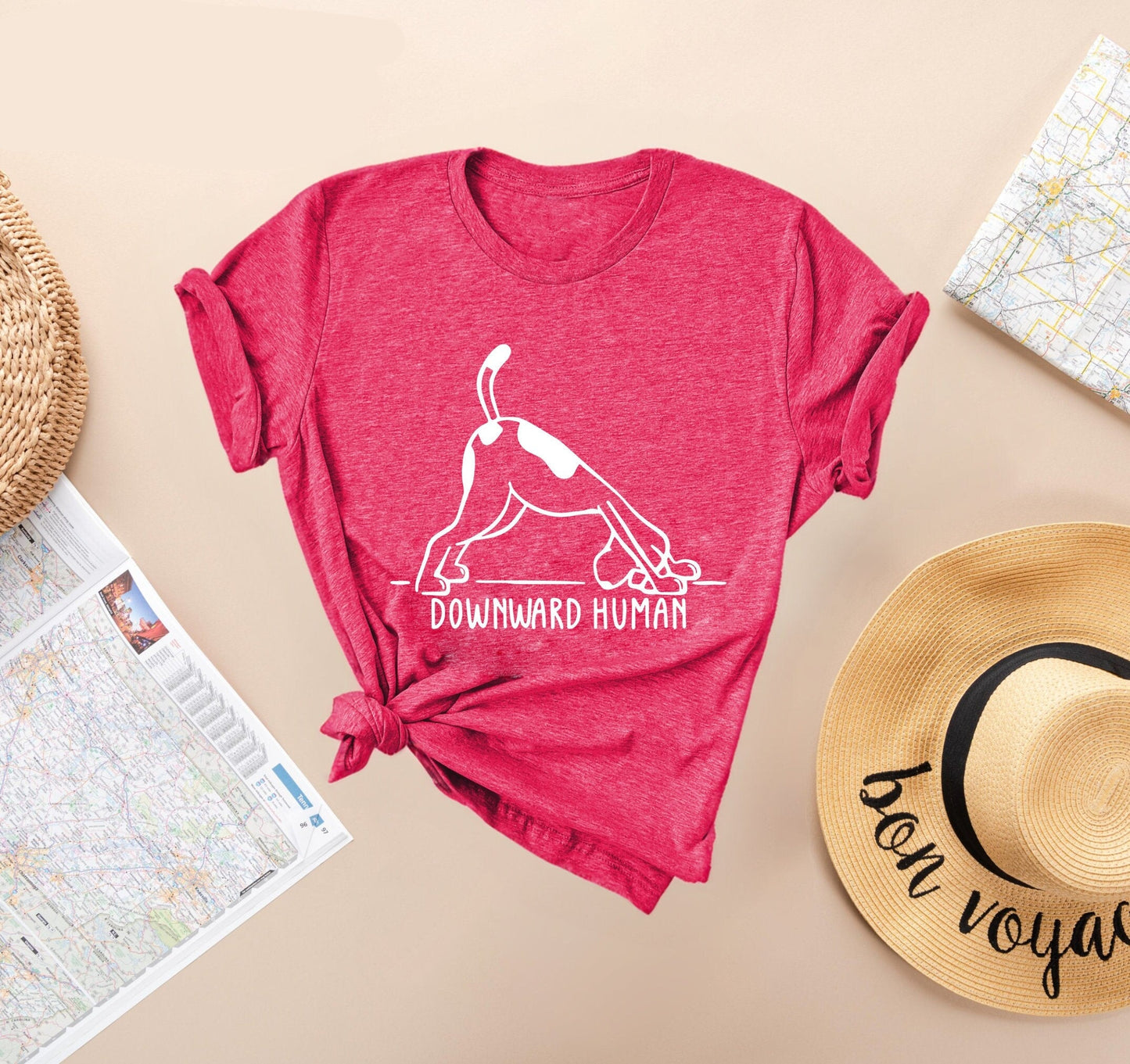 Downward Human Tee
