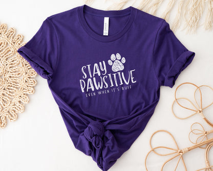 Stay Pawsitive Tee V