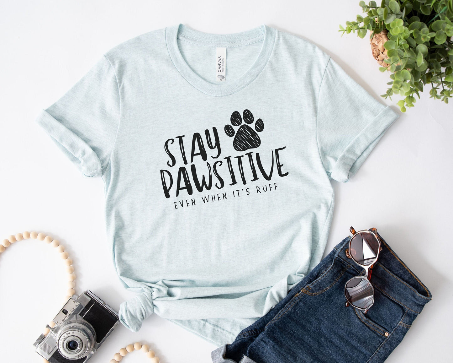 Stay Pawsitive Tee V