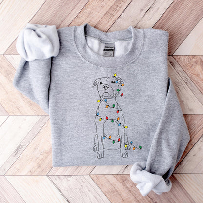 Retro Christmas Dog Sweater