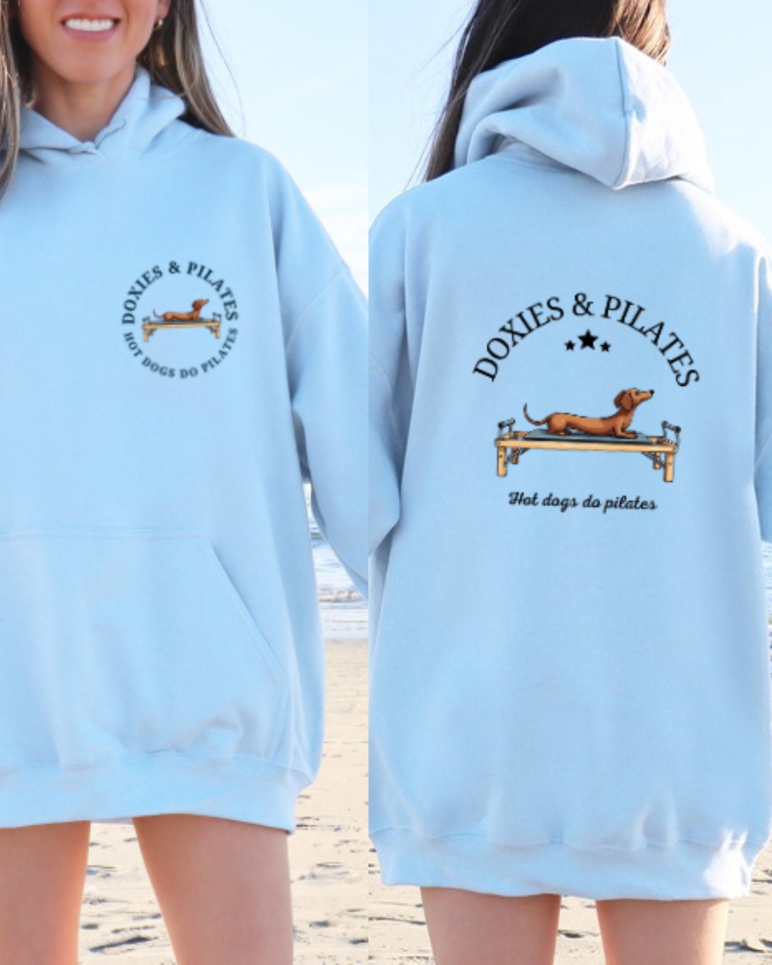 Dachshund Pilates Hoodie