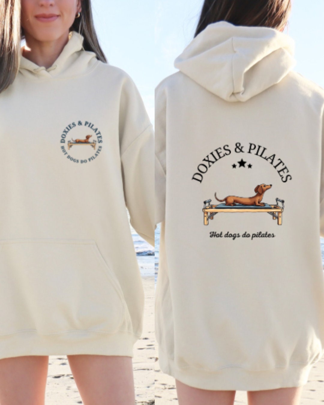 Dachshund Pilates Hoodie