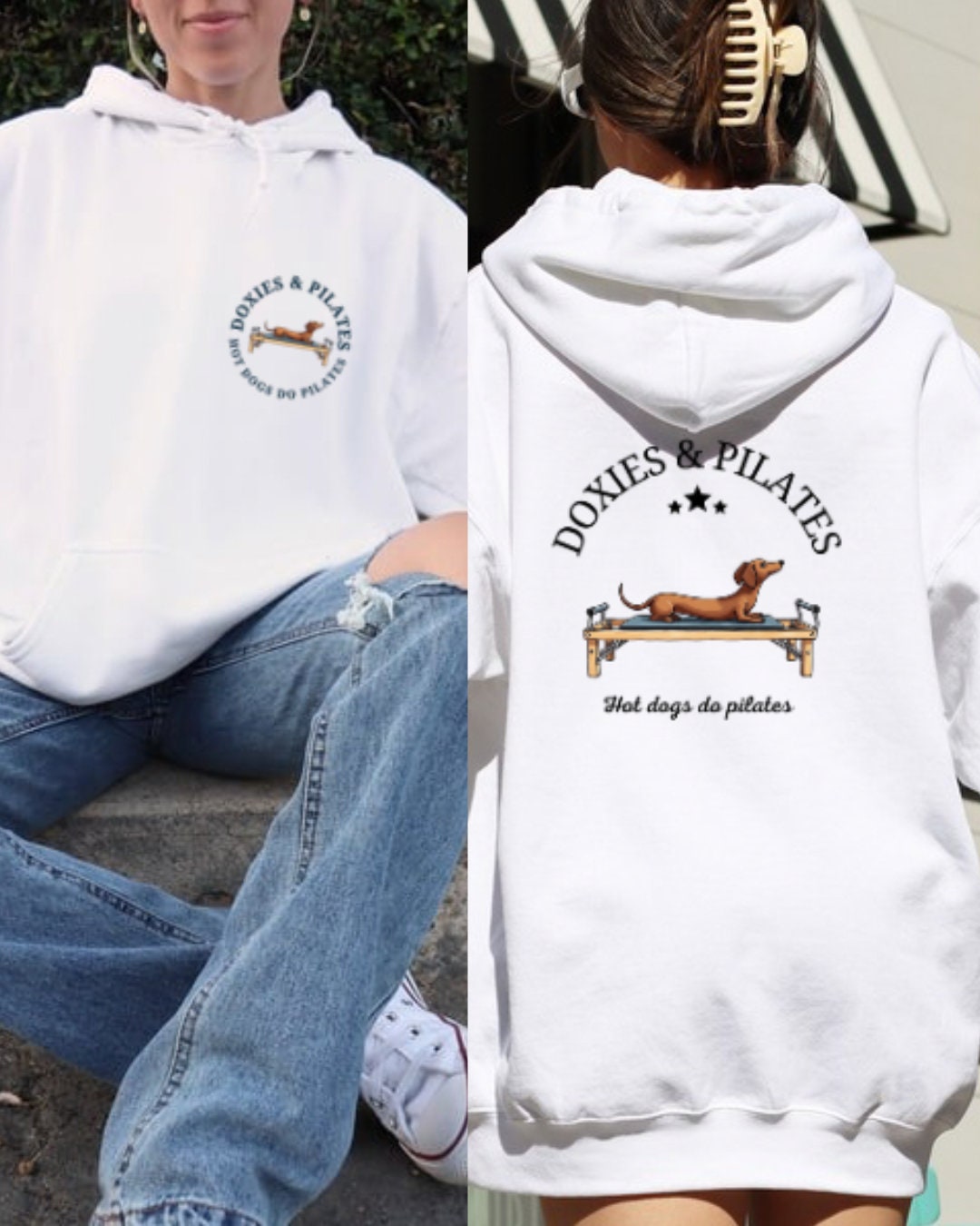 Dachshund Pilates Hoodie
