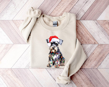 Christmas Schnauzer Sweatshirt