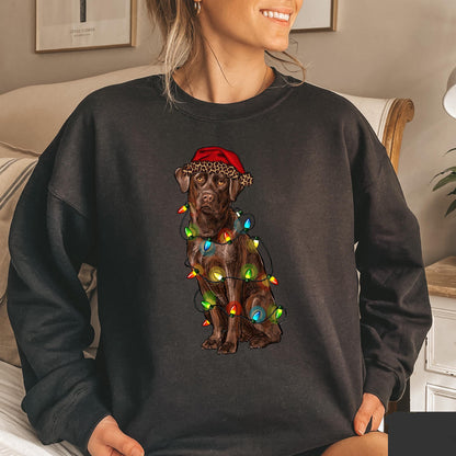 Labrador Christmas Sweater V4