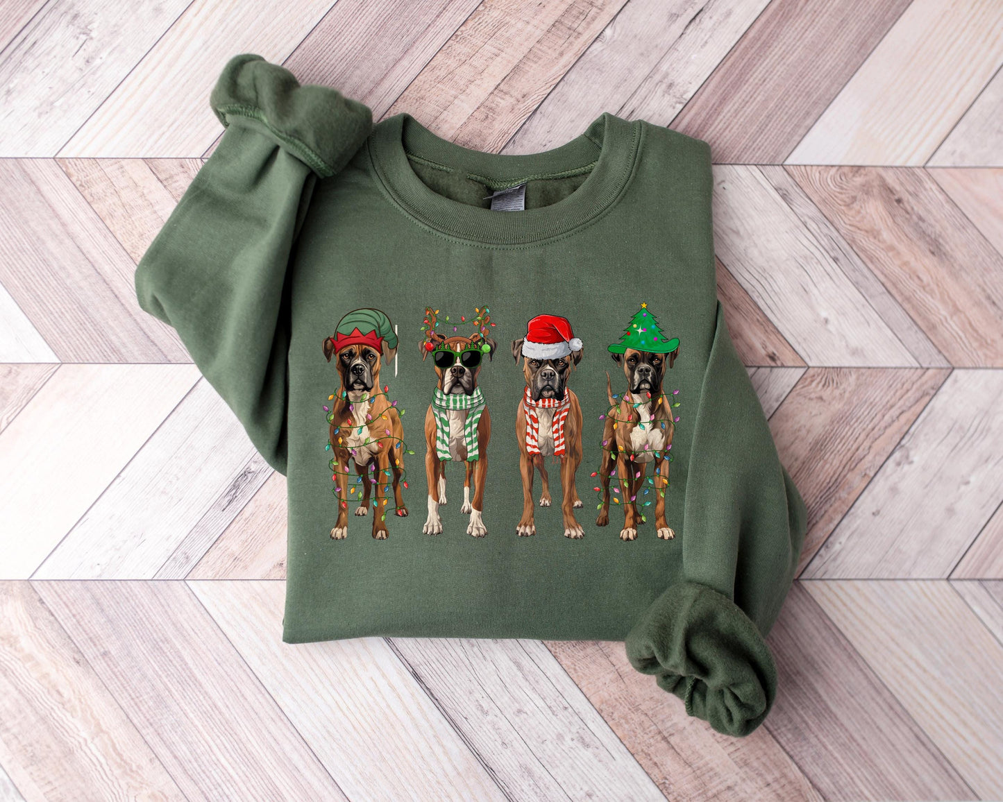 Christmas Boxer Sweater