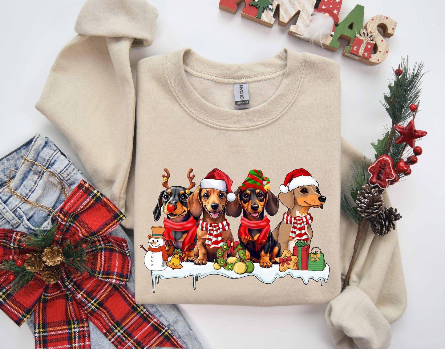 Christmas Dogs Sweatshirt