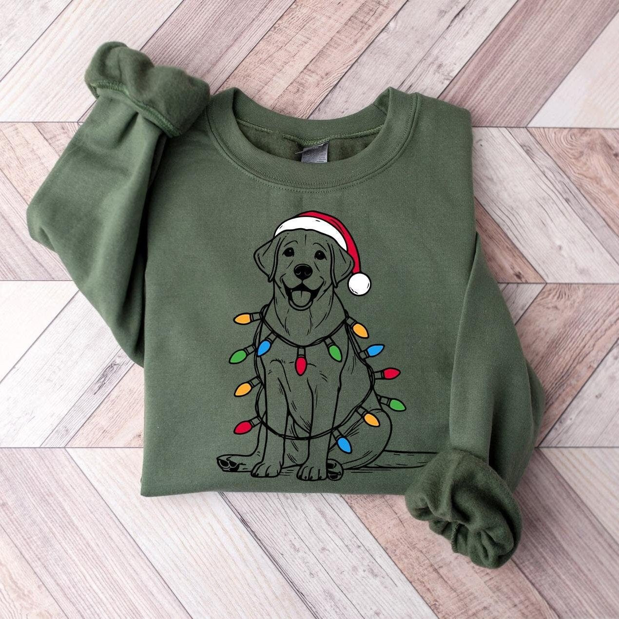 Festive Labrador Sweater