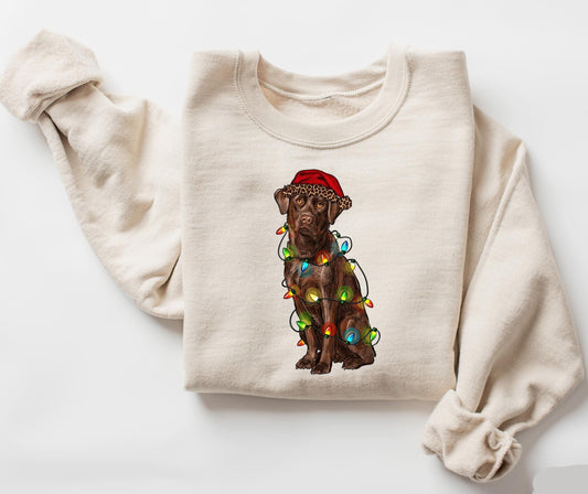 Labrador Christmas Sweater V4