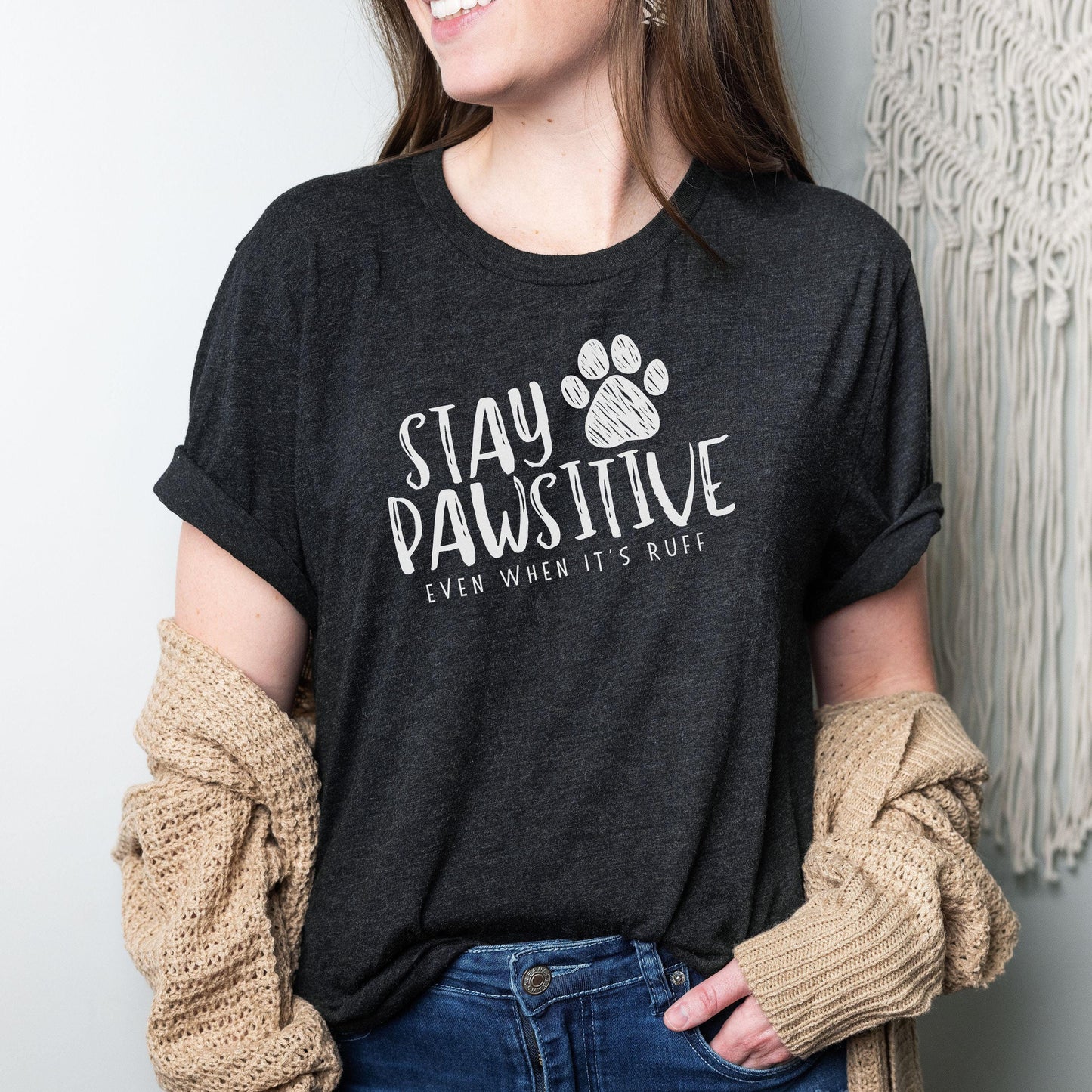 Stay Pawsitive Tee V