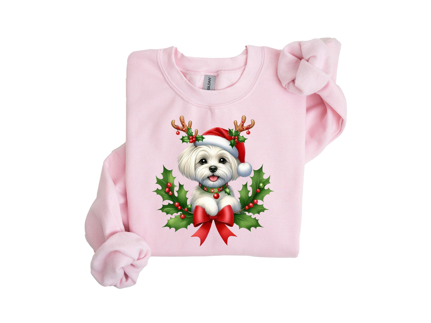 Christmas Maltese Dog Sweater