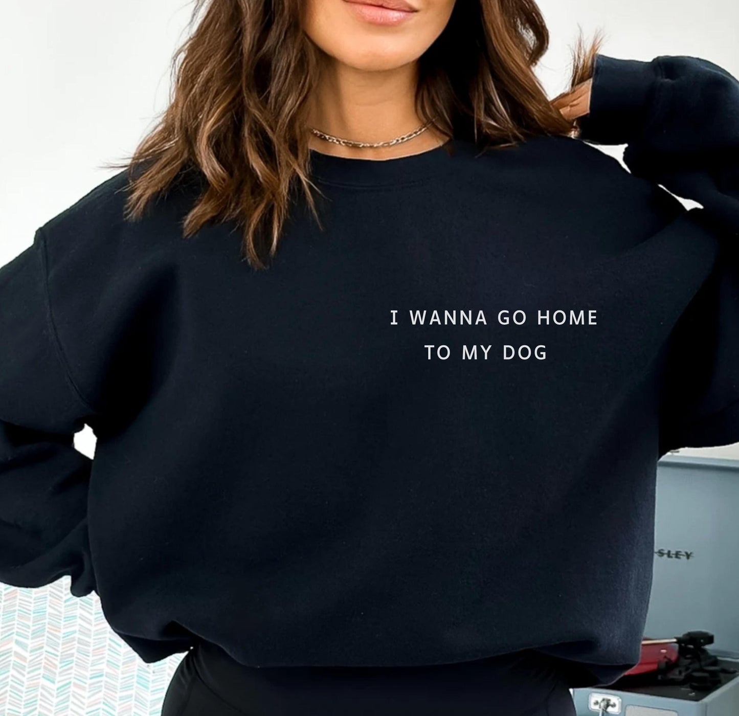 I Wanna Go Home To My Dog Sweatshirt
