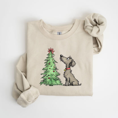 Christmas Tree Dog Sweater