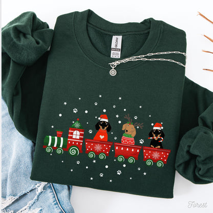 Dachshund Christmas Sweater V2