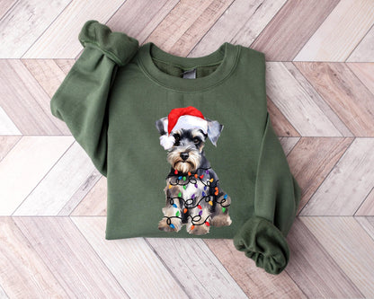 Christmas Schnauzer Sweatshirt