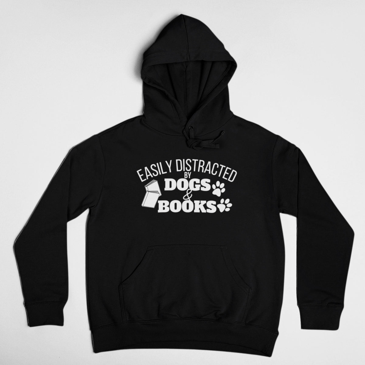 Easily Distracted by Dogs and Books Hoodie V5