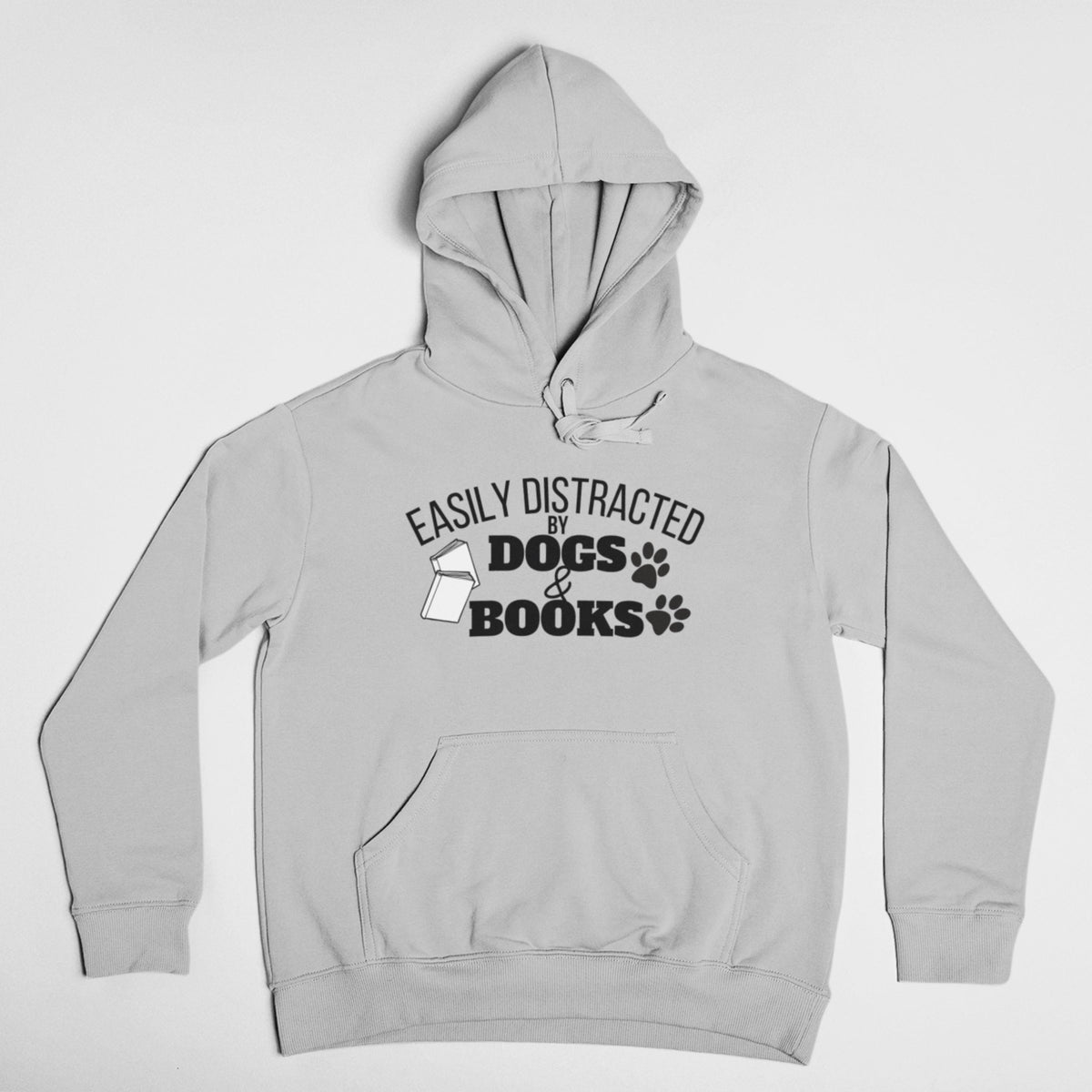 Easily Distracted by Dogs and Books Hoodie V5