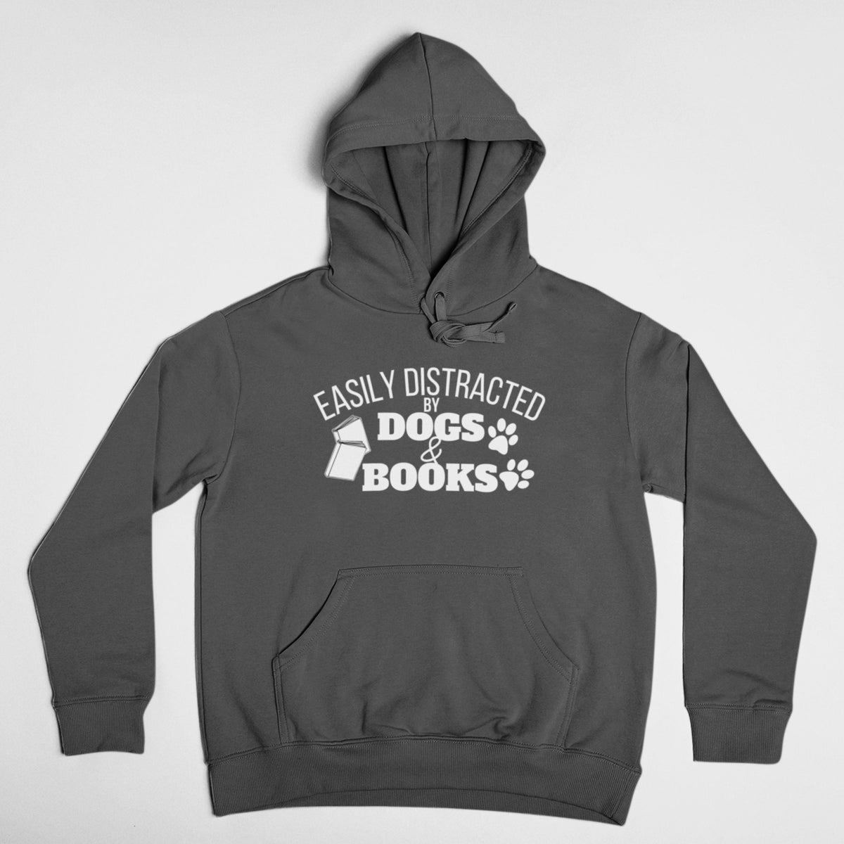 Easily Distracted by Dogs and Books Hoodie V5
