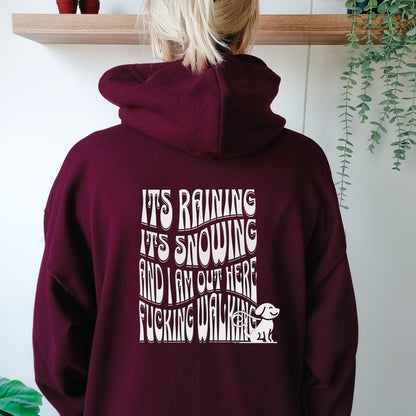Funny Dog Walking Hoodie