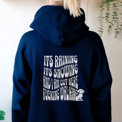 Funny Dog Walking Hoodie