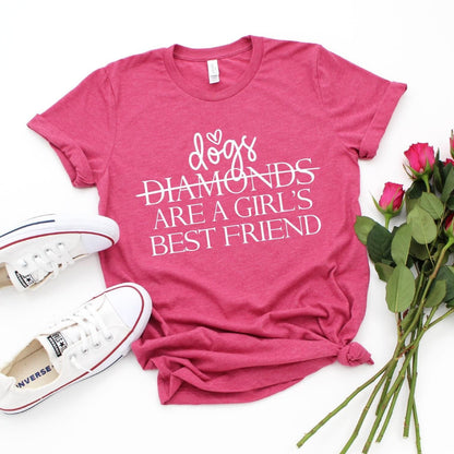 Dogs are a Girl's Best Friend Tee