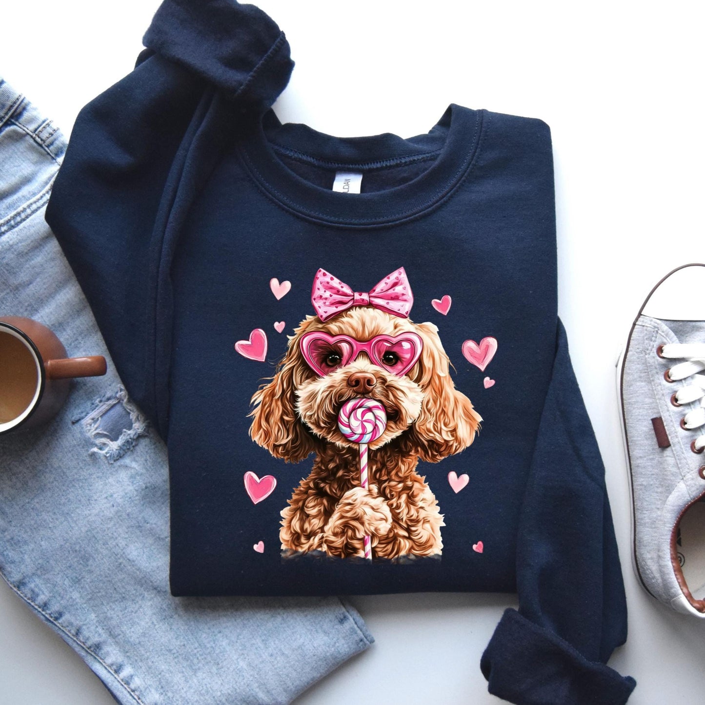 Dog Valentine Sweater