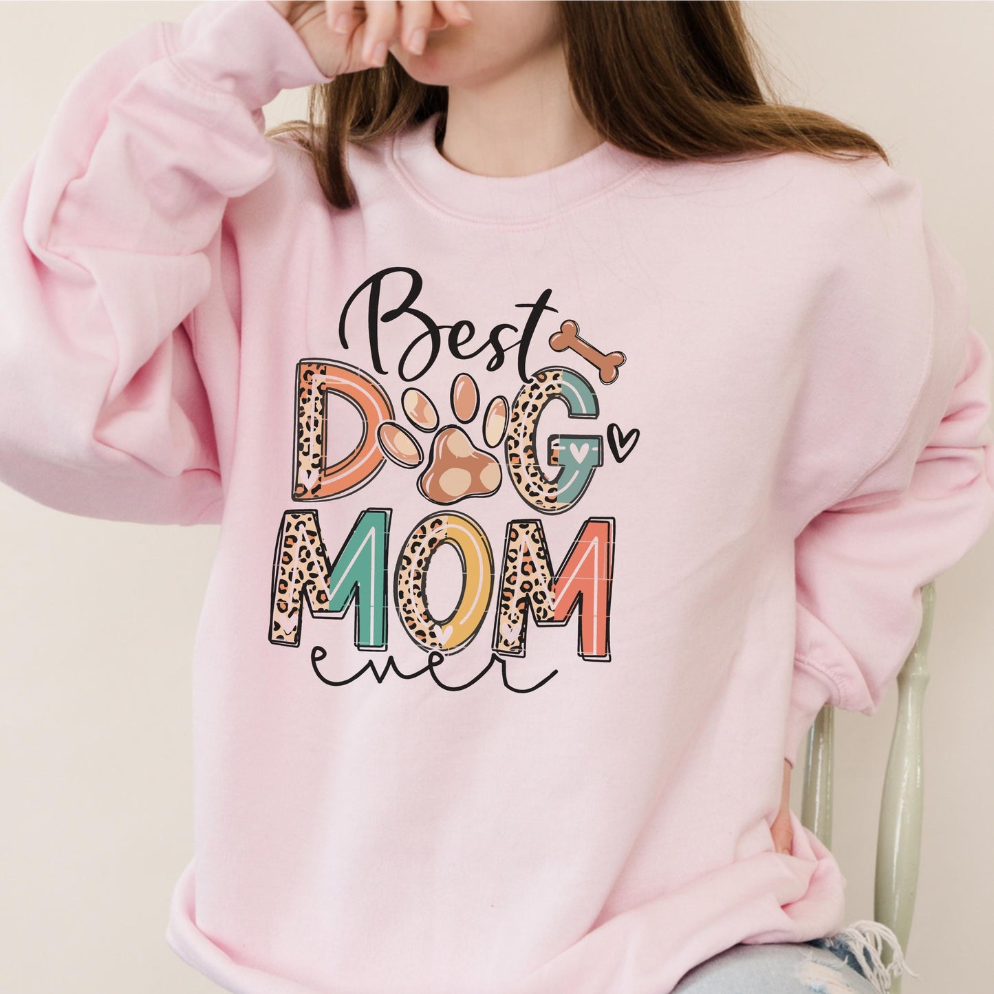 Best Dog Mom Sweater V4