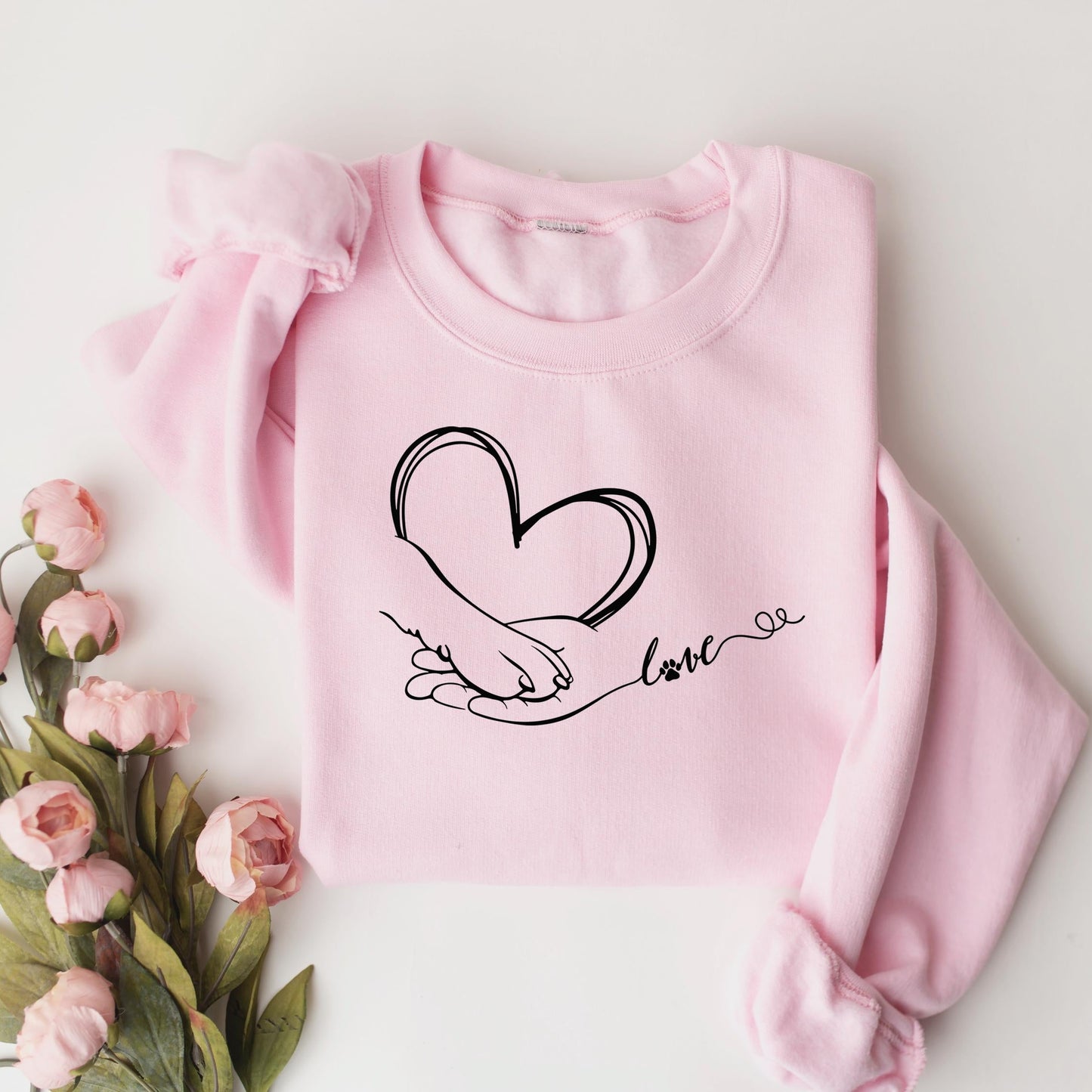 Human Hand and Paw Sweater