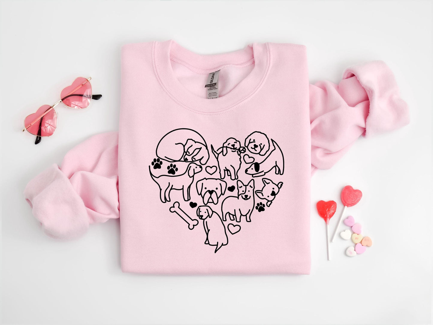 Dog Heart Sweatshirt