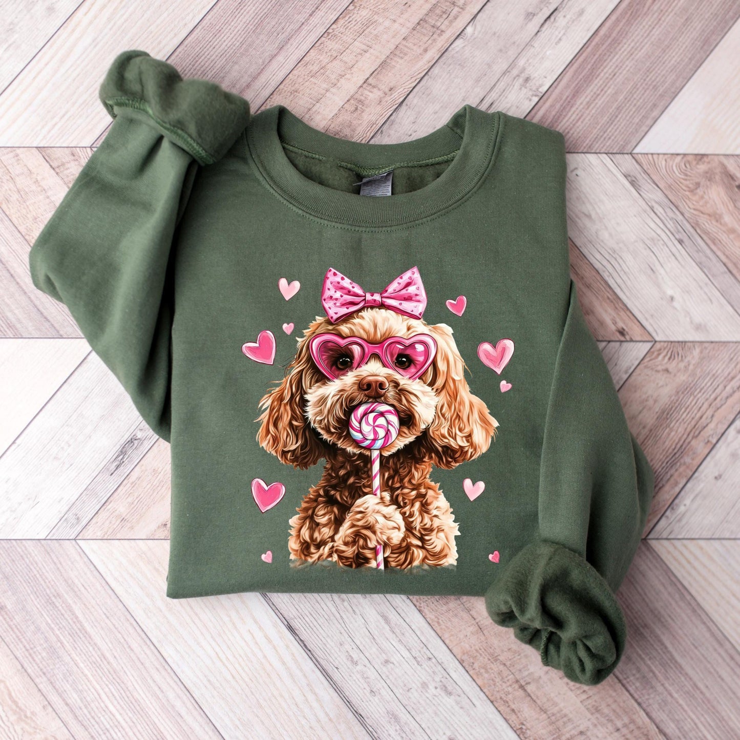 Dog Valentine Sweater