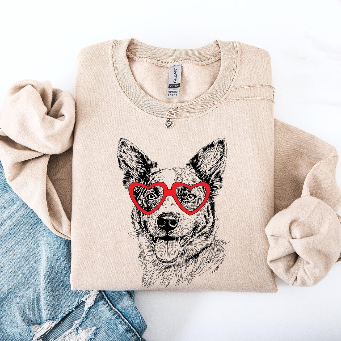 Dog Valentines Sweater