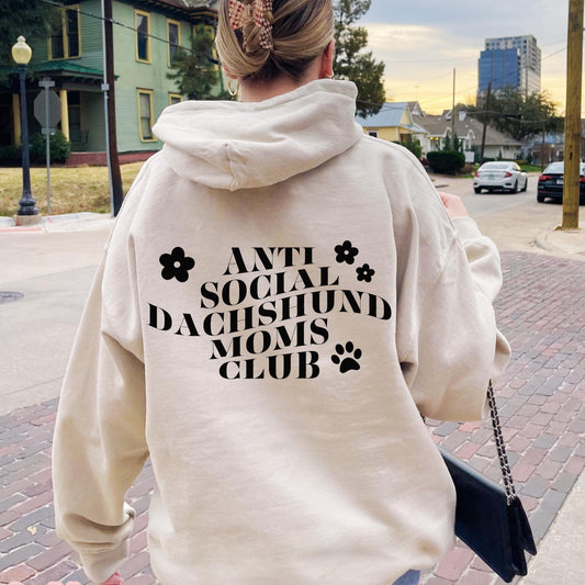 Anti Social Dachshund Hoodie
