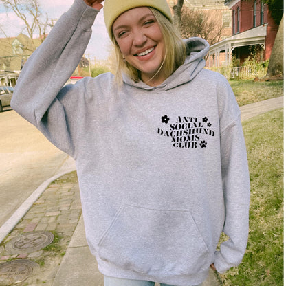 Anti Social Dachshund Hoodie
